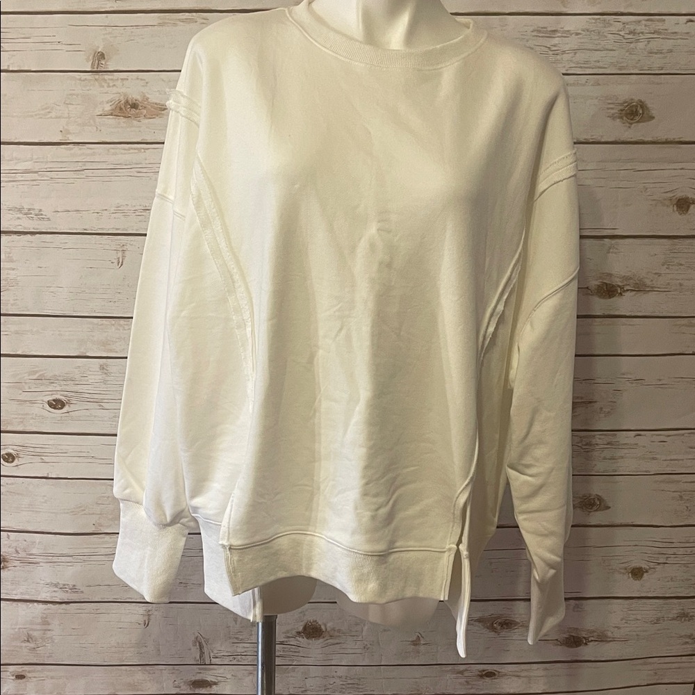 White Crewneck Sweatshirt